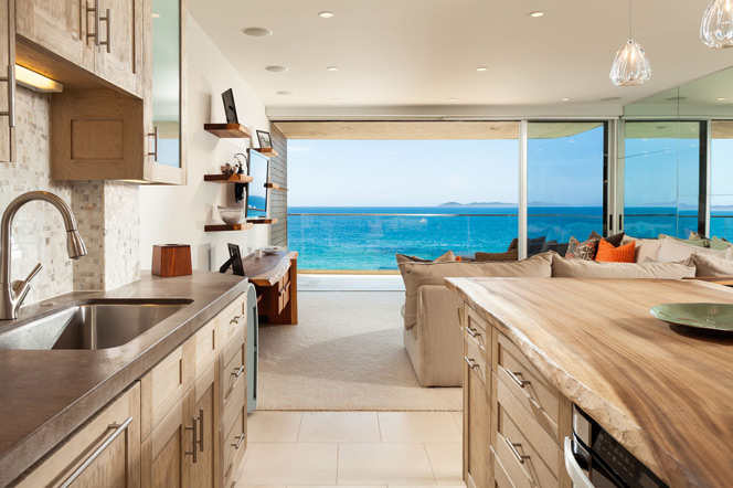 Laguna Lido Ocean View Kitchen